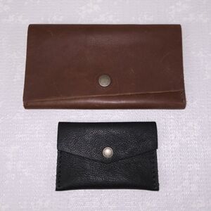 Portland Leather Goods Rancher Wallet & Mini Envelope Card Wallet PLG